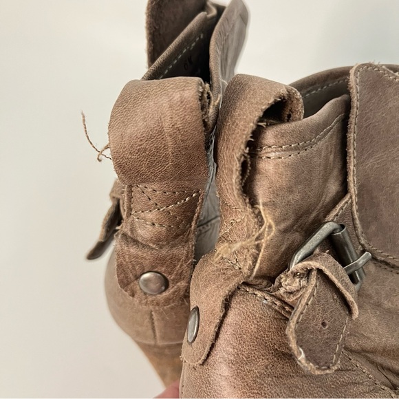 DV by Dolce vita 6 Dempsey booties taupe leather high heel womens - Picture 9 of 14